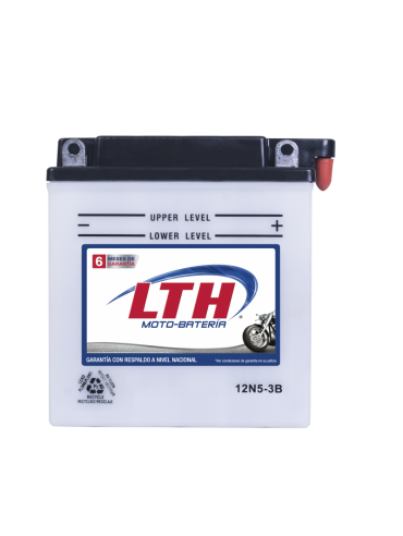 BATERIA 12N5-3B 7AH 35CCA LTH (120L/60W/130H)