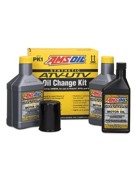 KIT ACEITE AMSOIL 5W-50 ATV/UTV SYNTHETIC Y FILTRO POLARIS RZR 900/1000 (13-20)